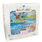 Children's-Book- Baby’s-First-Cloth- Books-Set-of-4-with- Crinkle-Sound